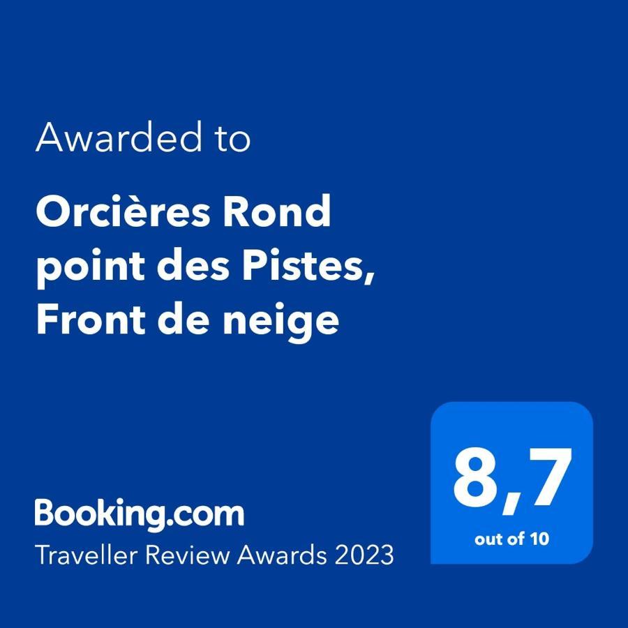 Orcieres Rond Point Des Pistes, Front De Neige Appartement Buitenkant foto